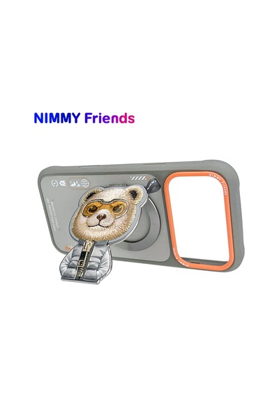 Apple Uyumlu iPhone 17 Magsafe Stand Özellikli 3d Gözlük Ve Fermuarlı Bear Nakışlı Cool Cute 2.0 Kılıf 11a Şeffaf Apple Uyumlu iPhone 17 Magsafe Stand Özellikli 3d Gözlük Ve Fermuarlı Bear Nakışlı Cool Cute 2.0 Kılıf 11a Şeffaf