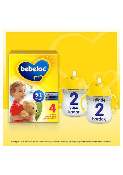 Bebelac 4 Devam Sütü 800 G 3 Adet