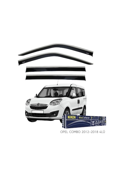 Opel Combo Niken Kromlu Cam Rüzgarlığı 4lü Set 2012 2018