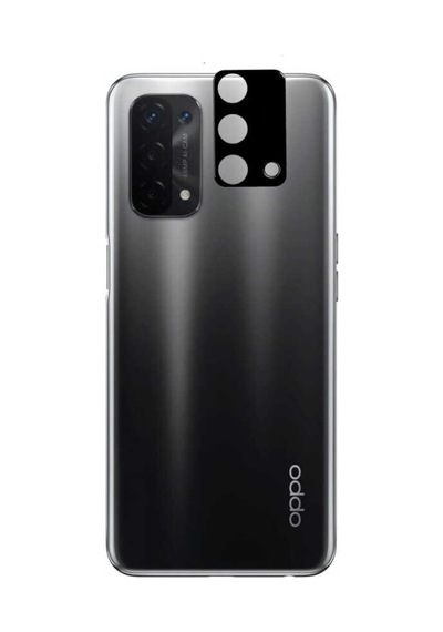 Oppo A74 4G Zore 3D Kamera Camı Siyah