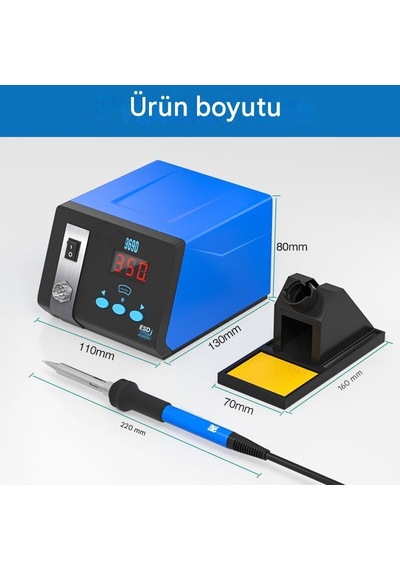 Sunline 969d Isı Ayarlı 75w Havya İstasyonu