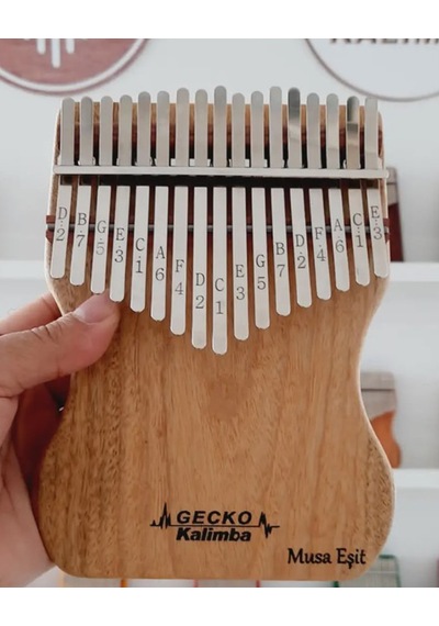 Gecko Kalimba K17cap İsme Özel Lazer Baskılı
