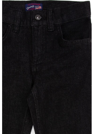 U.S. Polo Assn. Kız Çocuk Siyah Slim Flare Jean Pantolon 50317866-VR046