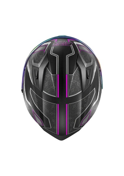 Givi 50.8 Kapalı Motosiklet Kaskı Mat Siyah -Titanyum - Fuşya