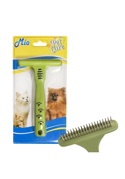 Mio Çift Sıralı Kıtık Açıcı Tırmık Kedi Köpek Tarağı 16 CM