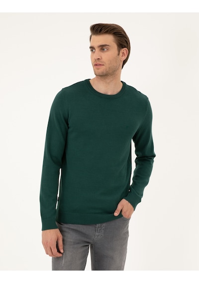 Pierre Cardin Erkek Yeşil Kazak /triko 50296575-vr054 Yeşil