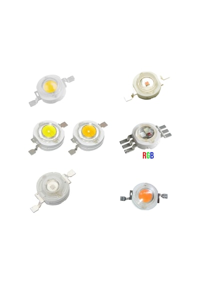 Tüm Renkler 10'Lu 1 W Power Led