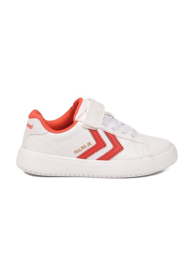 Hummel 900869 Hml Malmo Jr Beyaz-kırmızı Unisex Çocuk Spor Ayakkabı Beyaz - Kırmızı