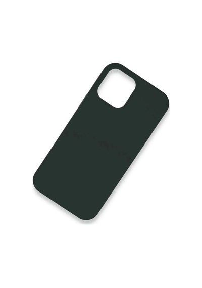 Durukar Apple Uyumlu iPhone 12 Kılıf Lansman Legant Silikon - Koyu Yeşil