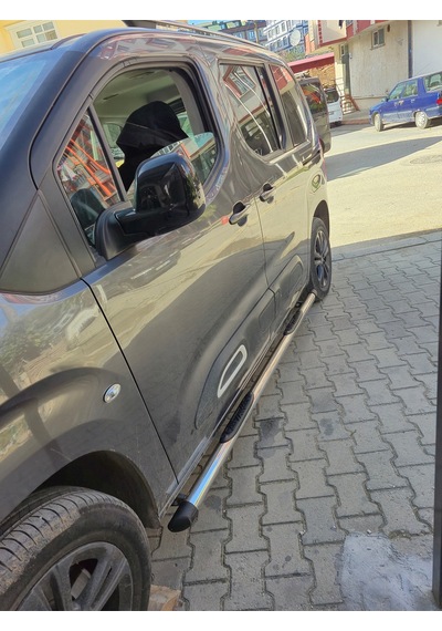 Opel Combo 2019-2025 Al-kar V2 Modeli Yan Basamağı + Arka Koruma Bar 2mm Çok Sağlam Opel Combo 2019-2025 Al-kar V2 Modeli Yan Basamağı + Arka Koruma Bar 2mm Çok Sağlam