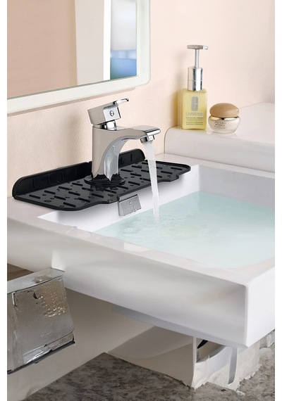 Thentech Slikon Mat Kaydırmaz Sızdırmaz Lavabo Sızıntıları İçin Yeni Gri