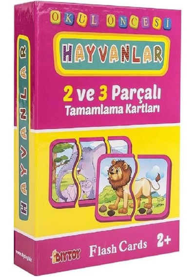 Diytoy Tamamlama Kartları Hayvanlar - Kolektif