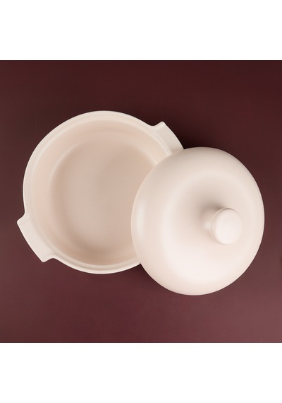 Aryıldız Elissa Kapaklı Karnıyarık Fırın Kabı Mat Beyaz 27 Cm Çok Renkli