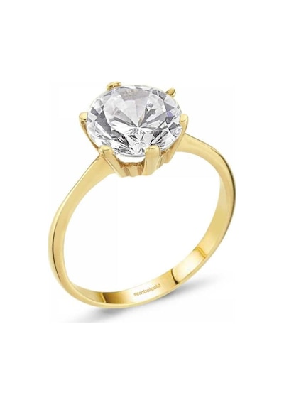 Altın Tektaş Yüzük 14K Swarovski 1.00 Karat 285811296