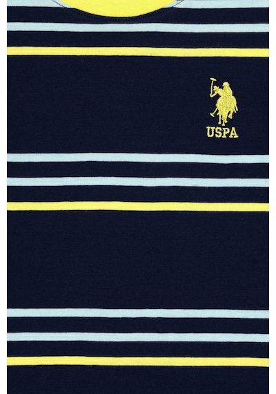U.S. Polo Assn. Erkek Çocuk Lacivert Bisiklet Yaka Tişört 50284821-VR033