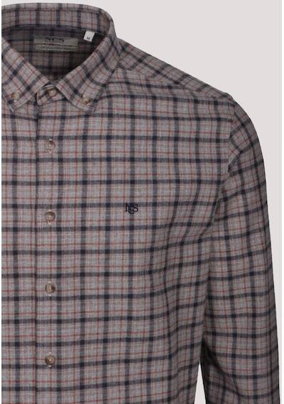 Erkek Gömlek Kiremit Uzun Kol Ekose Kareli Flanel Yün Tuşeli Slim Fit Düğmeli Yaka Shirt Ncs Jeans 7270-kiremit Kiremit Erkek Gömlek Kiremit Uzun Kol Ekose Kareli Flanel Yün Tuşeli Slim Fit Düğmeli Yaka Shirt Ncs Jeans 7270-kiremit Kiremit