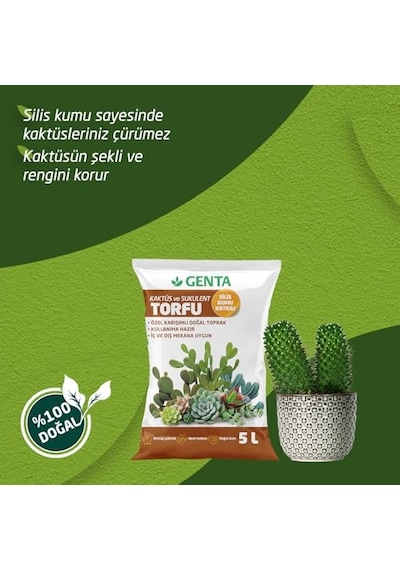 Ayrex Genta Kaktüs Toprağı 5 Lt Diğer