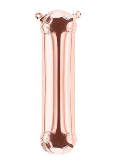 I Harfi Rose Gold Folyo Balon 34 İnç 80 Cm