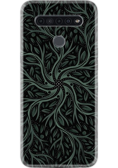 LG Uyumlu K61 Kılıf Desenli Sarmaşıklar 1675
