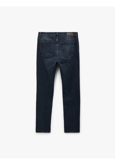 Koton Normal Bel Pamuklu Slim Fit Jean Pantolon - Brad Jean İndigo Stone 6sam40217nd İndigo - Taş Koton Normal Bel Pamuklu Slim Fit Jean Pantolon - Brad Jean İndigo Stone 6sam40217nd İndigo - Taş