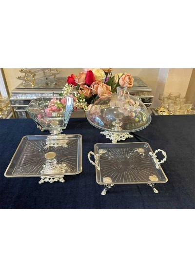 Çnr Home Collection 4 Parça Gümüş Set Gümüş