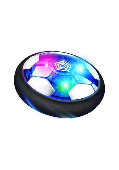 Hover Futbol Topu Çocuk Oyuncak Kapalı Yüzen Futbol İle Led Işık Ve Güvenli Mavi Mavi