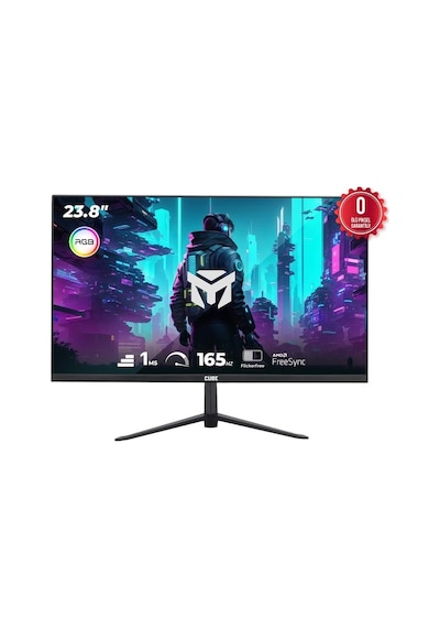 Cube PF-24V165F 23.8" 1 MS 165 Hz FHD Oyuncu Monitör