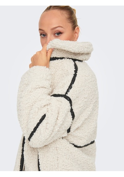 Only Onlparıs Teddy Jacket Lıfe Otw Cs Kadın Beyaz Mont - 15322440