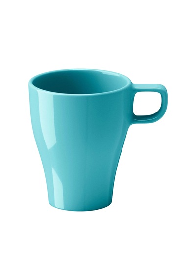 Ikea Färgrık Seramik Kupa 11 Cm 250 Ml Turkuaz 1 Parça