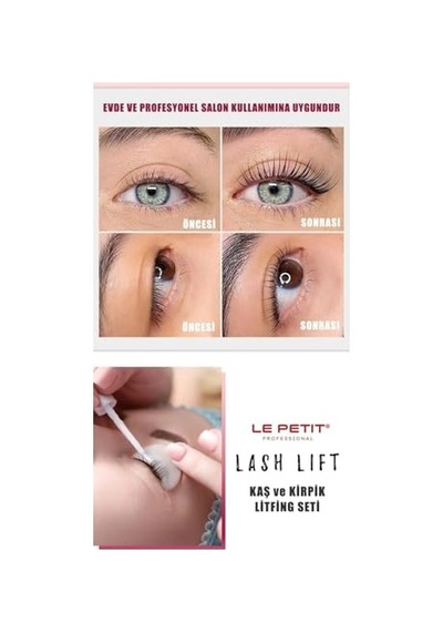 Kirpik Lifting Seti, Lash Lift, Kaş & Kirpik Perma Seti Full Set
