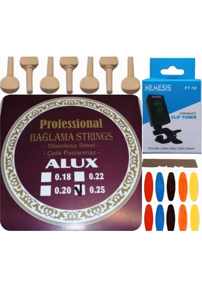 Alux 0.25 Çelik Divan Bağlama Teli 5'Li Ekonomik Set