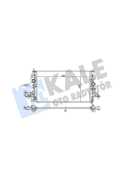 Kale 362695 Motor Radyatoru 13453905 39095604