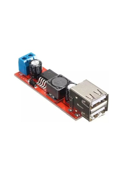 Dual Usb Soket Output 9v/12v/24v/36v To 5vdc-dc 3a Step-down Araç Şarj
