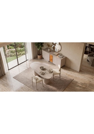 Lumi Mdf Yemek Odası Takımı Aytaşı