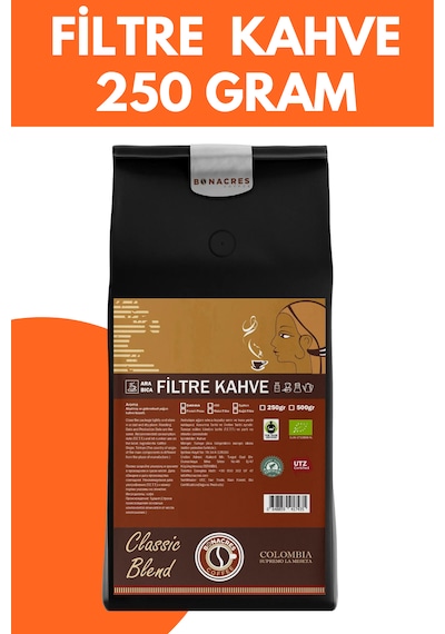 Bonacres Klasik Filtre Kahve 250 G