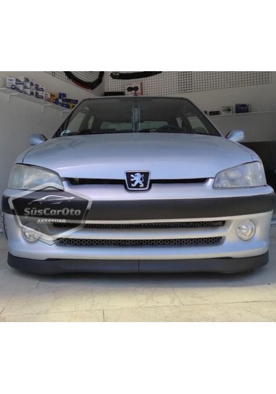 Peugeot 106 1991-2004 Uyumlu Üniversal Astra H Lip Esnek Ön Lip 2 Parça Tampon Altı Dil Karlık Ön Ek 00 Şüscaroto Aksesuar