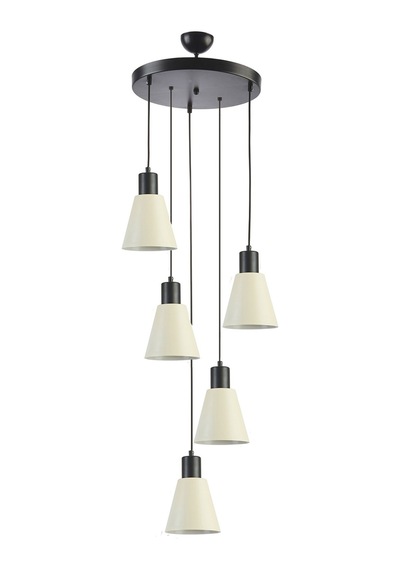 Trend Modern Tasarım Metal Cafe Mutfak Salon Krem Renk 5 Li Avize Diğer