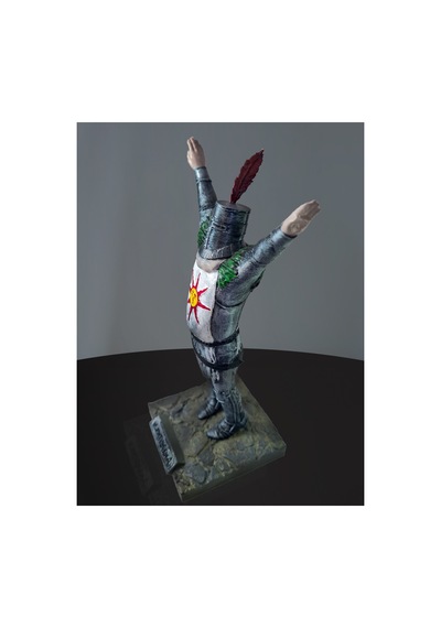 Eselya3d Dark Souls Figür, Solaire Of Astora Heykeli, Souls Fan, 20cm, Fanart