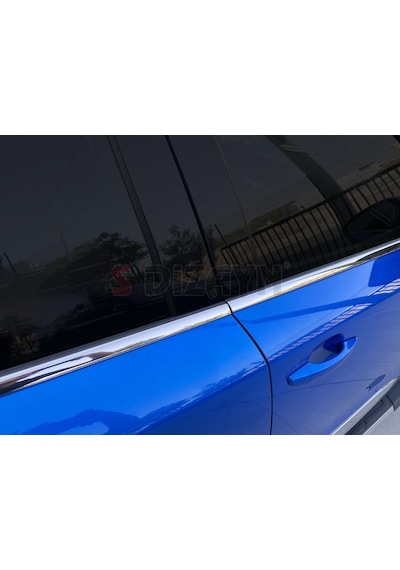 S-Dizayn Peugeot 2008 2 Krom Cam Çıtası 6 Prç 2020 Üzeri