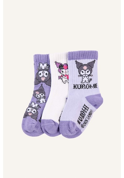 Defacto Hello Kitty 3lü Uzun Çorap Kız Bebek H5563a5nskr1 Çok Renkli-kr1