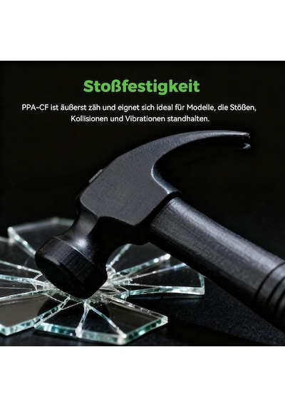Creality Ppa-cf 3d Yazıcı Filamenti 1 Kg, %15 Karbon Fiberli Yüksek Performanslı Naylon, Yırtılmaya Karşı Dayanıklı, Isıya Dayanıklı Ve Bozulmasız, Siyah