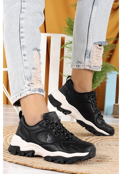 U.S. Polo Assn. U.s Polo Assn Tracky Yüksek Taban Kadın Sneaker Spor Ayakkabı