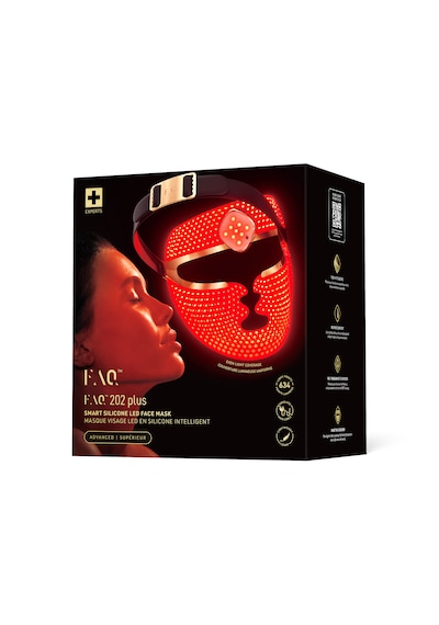 Faq 202 Plus Silikon Led Yüz Maskesi
