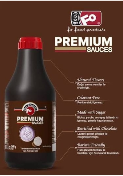 Fo Premium Taro Flavored Sauce Taro Aromalı Sos 2,5 Kg