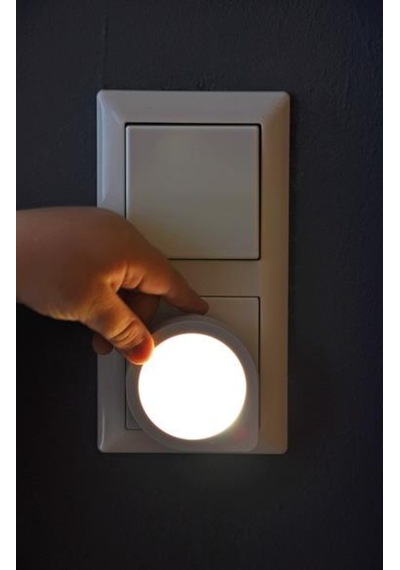 Brennenstuhl Süper LED Otomatik Gece Lambası NL 01 QS, Anahtar 1 LED 5 lümen 0,2W - 1173190010 Beyaz