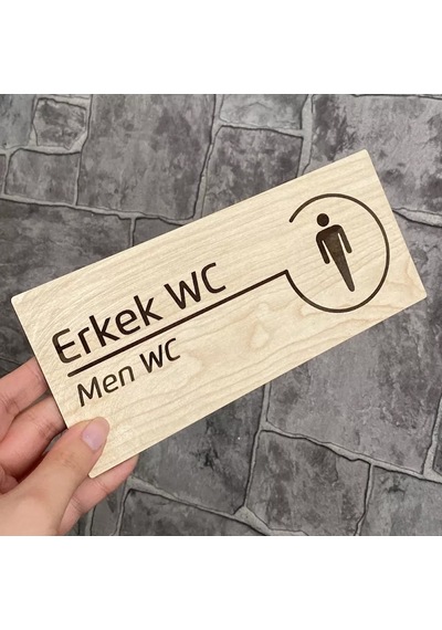 Meşe Serisi Natural WC Yönlendirme Seti