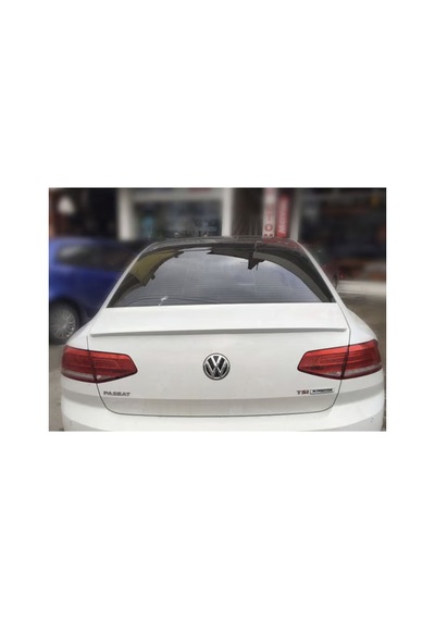 Volkswagen Passat B8 Beyaz Arka Spoiler Bagaj Üstü Spoiler Boyalı Beyaz