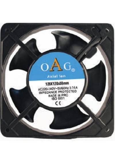 Kare Fan 120X120X30 Mm Oag 12X12 Cm