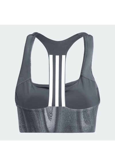 Adidas Powerimpact Training Medium-support 3-stripes Kadın Büstiyer C-adııw9961b30a00 Gri