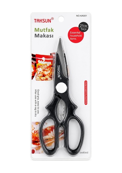 Proalet Çok Amaçlı Mutfak Makası, 21 Cm, Paslanmaz Çelik, Keskin, Tavuk, Balık, Deniz Ürünleri, Et, Sebze Kesme